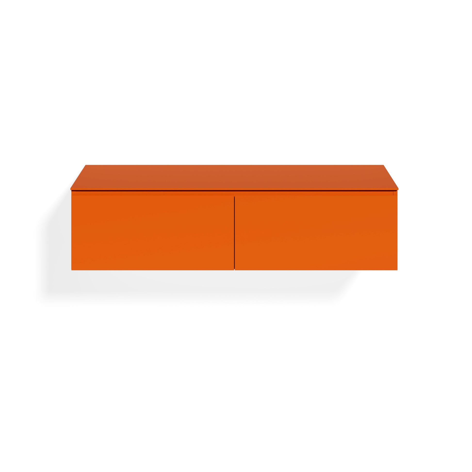 designer sideboard orange
