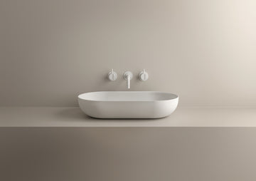 ovales Aufsatzwaschbecken