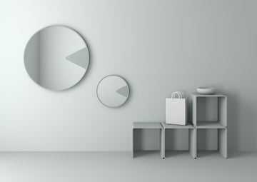 Runder Spiegel, Design